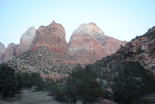 driving to zion