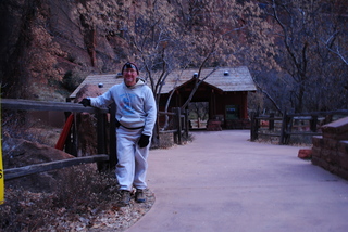 Zion National Park - pre-dawn Riverwalk - Olga on the Virgin River