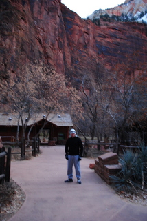 Zion National Park - pre-dawn Riverwalk - Olga on the Virgin River