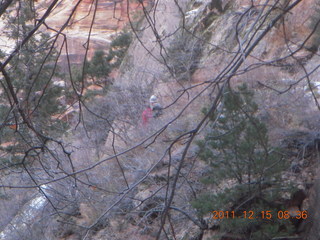 Zion National Park - Hidden Canyon hike - Gokce and Olga