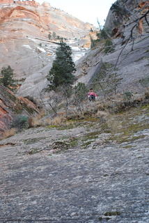 Zion National Park - Hidden Canyon hike - Olga and Gokce