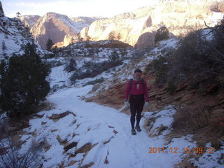 1737 7sf. Zion National Park - Observation Point hike - Adam