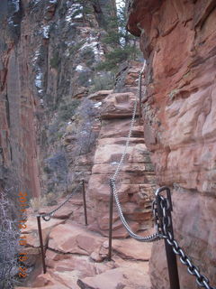 Zion National Park - Angels Landing hike - chains