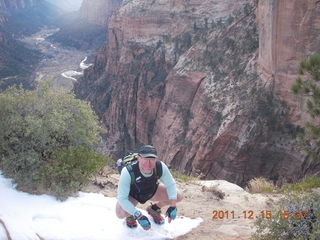 146 7sf. Zion National Park - Angels Landing hike - Adam