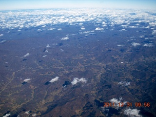 aerial - mountains near Kearny (E67)