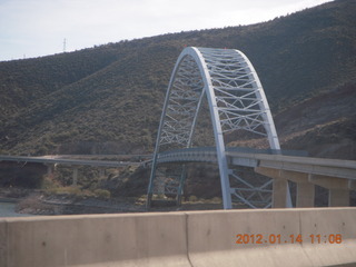 drive to Grapevine - bridge