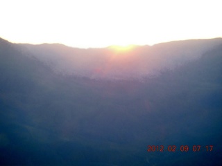 aerial sunrise