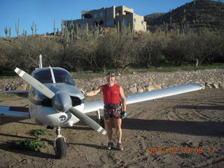 Judy and Adam flying in N8377W