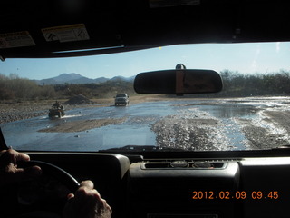 Bouquet Ranch jeep ride - Tonto Creek crossing