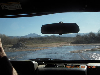 Bouquet Ranch jeep ride - Tonto Creek crossing