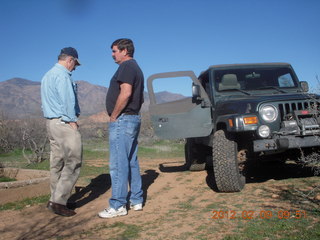 Bouquet Ranch - Jim and Craig and Craig's jeep