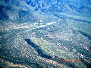 aerial - Bouquet Ranch airstrip