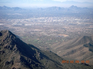 aerial - flight home from Bouquet Ranch
