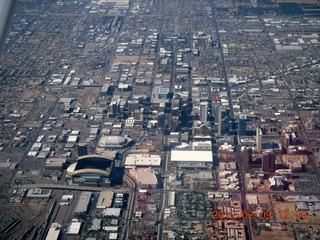 aerial - flight home from Bouquet Ranch - Route 87