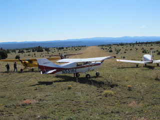 Me-Own run - N8377W at end of runway