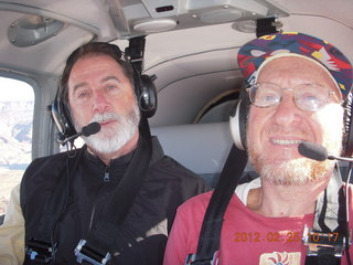 Kevin and Adam flying in N8377W