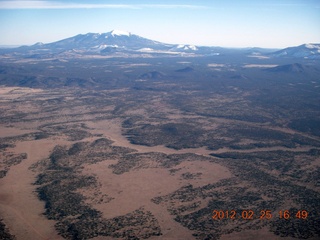 aerial - north of Humphries Peak