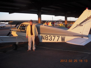 Tony and N8377W back at Deer Valley Airport