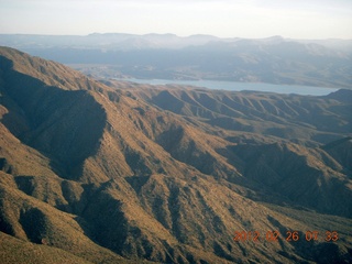 aerial - Roosevelt Lake and Grapevine area