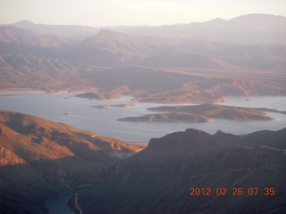 aerial - Roosevelt Lake and Grapevine area
