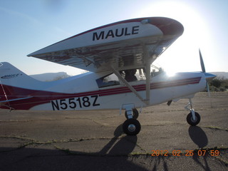 Grapevine fly-in - Jim and Diane in their Maule