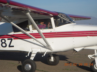 Grapevine fly-in - Diane in her Maule