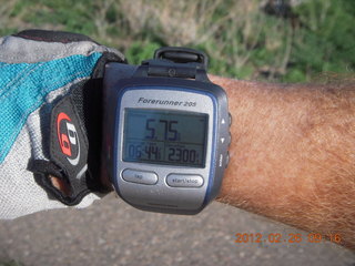 Grapevine fly-in run - GPS at north end of runway, near lake