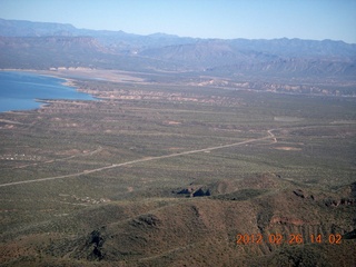 aerial - Roosevelt Lake - Grapevine airstrip