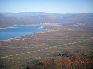 aerial - Roosevelt Lake - Grapevine airstrip