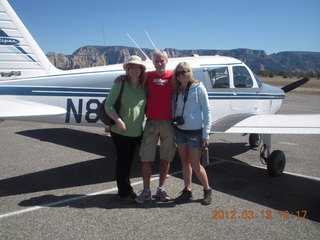 Tony and Adam flying in N8377W