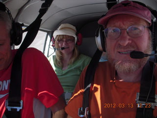 Mary and Adam flying in N8377W