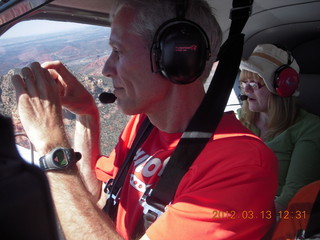 772 7vd. Jerry flying in N8377W over Sedona