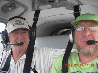 Jim G. and Adam flying in N8377W