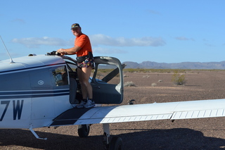 266 7w1. Jim's pictures - Adam leaving N8377W at V.N.G.R.N.