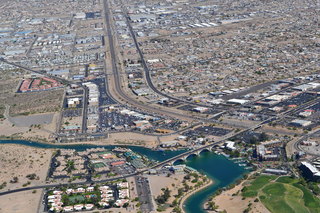 Jim's pictures - aereal - Lake Havasu City - London Bridge