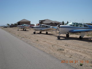 Bonnie, Ky, and Adam flying in N8377W