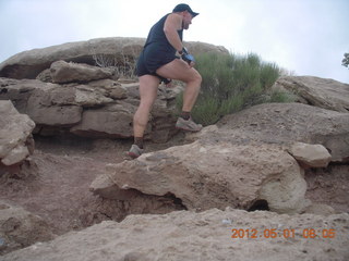 Canyonlands Murphy hike - Adam (tripod)
