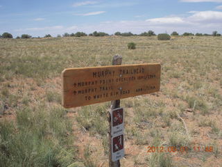 Canyonlands Murphy hike - sign