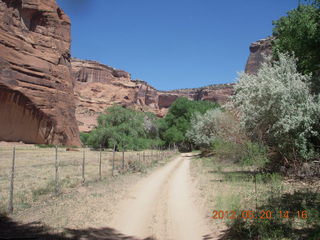 Canyon de Chelly tour - sign