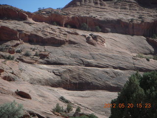 Canyon de Chelly tour - there's a goat in the upper left