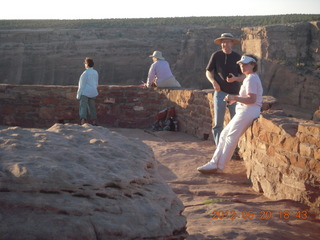 Spider Rock viewpoint - eclipse watchers