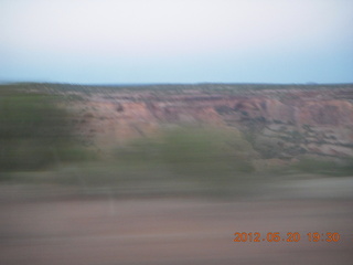 ancient ruins through view hole