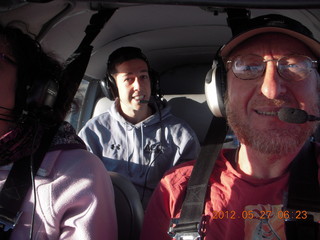 299 7xt. Josh and Adam flying in N8377W