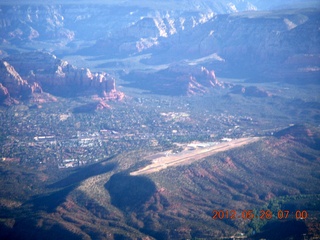 aerial - Sedona airport