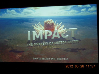 meteor crater - 'Impact' movie