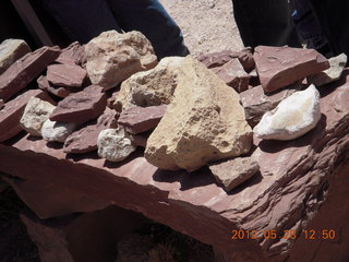 meteor crater - fossil rocks