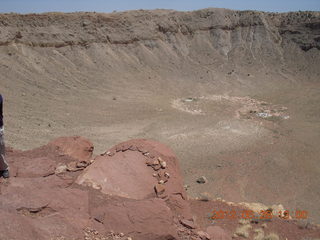 meteor crater - display sign