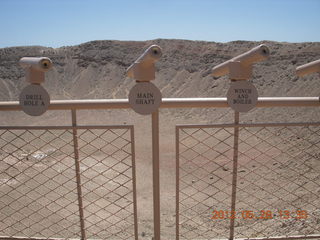 meteor crater - view scopes