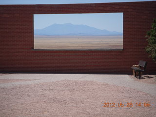 meteor crater - window in the wall