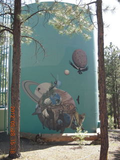 Lowell Observatory - painted water tank